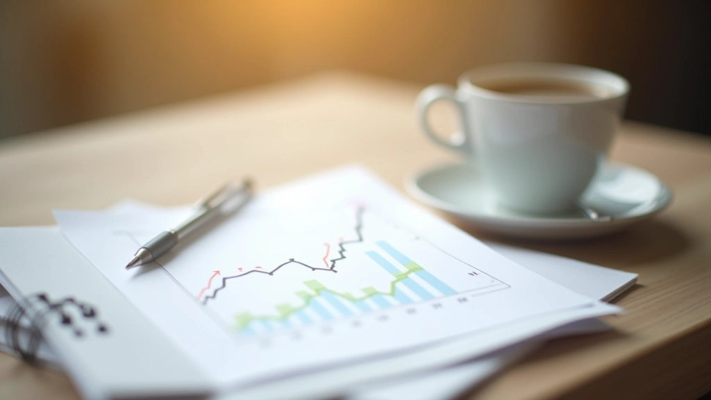 Graphique de croissance montrant une progression graduelle vers le haut